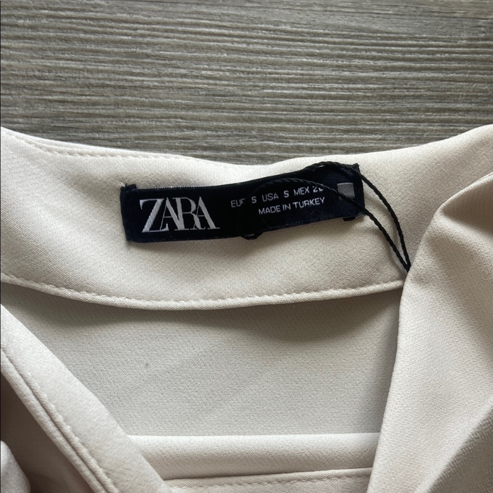 Zara Cream Skort with Bow - Picture 2 of 5